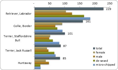 D2b top five pure breeds