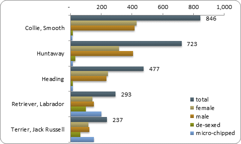 D2b top five pure breeds D2b top five pure breeds