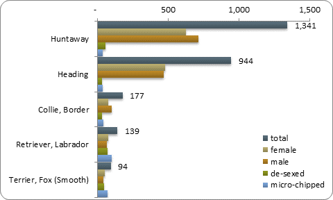D2b top five pure breeds D2b top five pure breeds