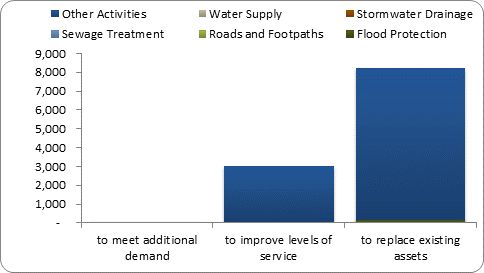 F8b forecast capital expenditure by purpose