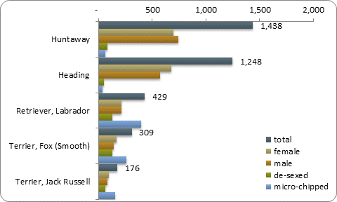 D2b top five pure breeds D2b top five pure breeds